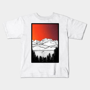 Kanchenjunga  Himalaya Kids T-Shirt